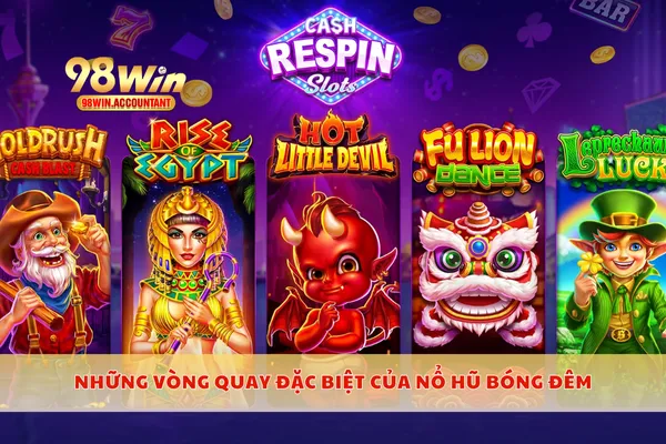 Những vòng quay đặc biệt của nổ hũ bóng đêm